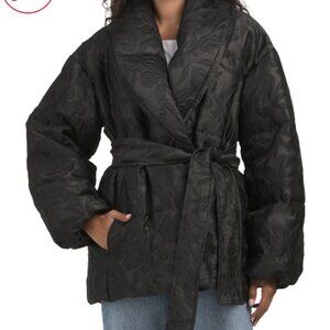 Nicole Benisti Pricilla Floral Jaquard Down Coat-STUNNING!!  $1620